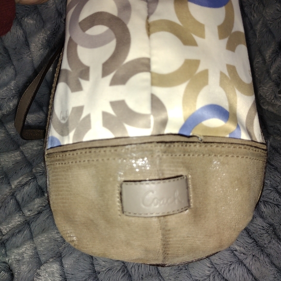 COACH Alexandra Chsin Link Clover Signature C Multicolor Shoulder Bag - Picture 10 of 10